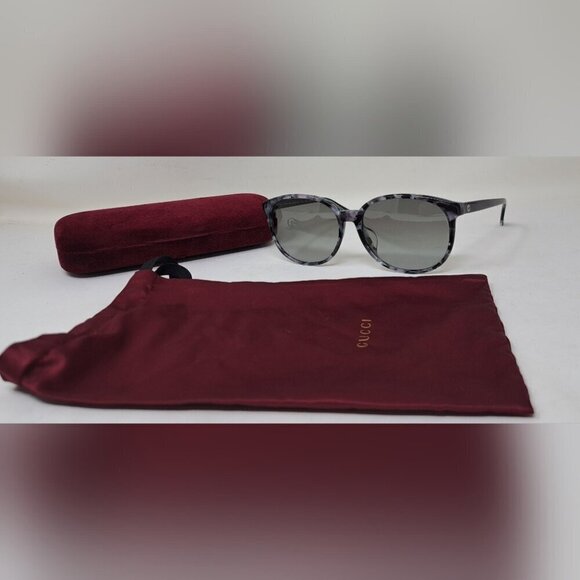 Gucci Sunglasses Oval Round Square Full Rim Green Asian Fit GG3733/F/S 58-17-140 - Picture 1 of 16